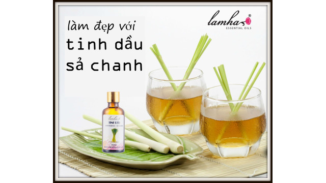 Làm đẹp với tinh dầu sả chanh