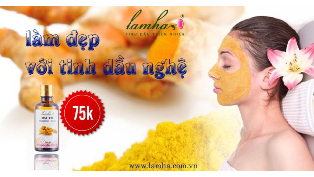 Làm đẹp với tinh dầu nghệ